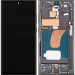MP Display cu Touchscreen MP compatibil cu Samsung Galaxy S23 Ultra S918, cu Rama, Versiune OLED, Negru - gsmboutique