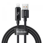 Mcdodo Cablu Date si Incarcare USB-A - Lightning McDodo CA-7970 Display, 18W, 1.2m, Negru - gsmboutique