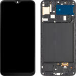 MP Display cu Touchscreen MP compatibil cu Samsung Galaxy A50 A505, cu Rama, Versiune OLED, Negru - gsmboutique