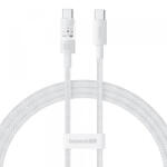 Baseus Cablu Date si Incarcare USB-C - USB-C Baseus Gem, 100W, 1m, Alb P10373000211-00 - gsmboutique