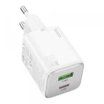 hoco. Incarcator Retea HOCO N41, 20W, 3A, 1 x USB-A - 1 x USB-C, Alb - gsmboutique