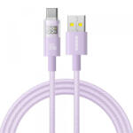 Baseus Cablu Date si Incarcare USB-A - USB-C Baseus Display 2, 100W, 1m, Mov P10382701511-00 - gsmboutique