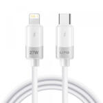 Lito Cablu Date si Incarcare USB-C - Lightning Lito LD07, 27W, 1m, Alb - gsmboutique