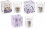 Decorer Set 3 lumanari parfumate aroma Lavanda Ø 8 cm x 9 H (A14.17.82)