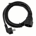 BERGE Prelungitor electric cu împământare, 1 priză, 3m, negru, 2500W (PZ-V017-B)