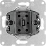 INNY Mecanism de întrerupător simplu - Visio S50 cu 1 buton - Întrerupător unipolar - Gri (EV100101)