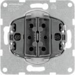 INNY Mecanism întrerupător dublu - Visio S50 cu 2 butoane - Întrerupător pentru candelabru - Gri (EV100109)