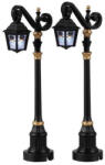  Lemax skeleton deco lamp, set of 2 Spooky Town 2022