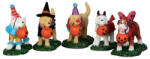  Lemax trick or treating dogs s/5 Spooky Town 2015