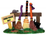  Lemax broom parking rack Spooky Town 2014