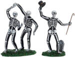  Lemax dancing skeletons s/2 Spooky Town 2007