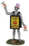  Lemax sandwich board skeleton Spooky Town 2022