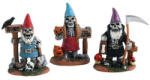  Lemax skeleton garden gnomes, set of 3 Spooky Town 2021