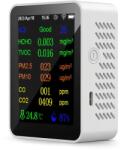 HomeVast Senzor inteligent pentru calitatea aerului, 10-in-1, WiFi, compatibil Tuya, Smart Life (PST-MT13W)