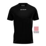 Givova One tricou negru 0010 XL (one0010)