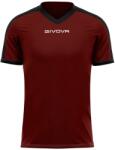 Givova Revolution tricou bordo-negru 0810 M (MAC04-0810)