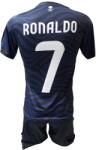 Ronaldo Tricou de fotbal cu pantaloni Replica Al Nassr Ronaldo bleumarin 140 (ALL2703)