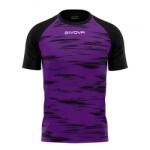 Givova Pixel tricou violet-negru 1410 L (MA035)