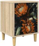 vidaXL Dulap de noapte LOCHEM Stejar Sonoma 36 x 33 x 50 cm GartenMobel Dekor (8007191)