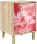 vidaXL Dulap de noapte AACHEN Stejar Sonoma 36 x 33 x 50 cm GartenMobel Dekor (8007223)