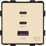 Luxion Modul Priza Fast Charge 65W - USB-A + 2 x USB-C LUXION SmartElectro IntelligentHouse (LX-MP65G)