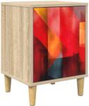 vidaXL Dulap de noapte HEESCH Stejar Sonoma 36 x 33 x 50 cm GartenMobel Dekor (8007207)