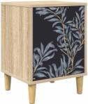 vidaXL Dulap de noapte DOKKUM Stejar Sonoma 36 x 33 x 50 cm GartenMobel Dekor (8007205)