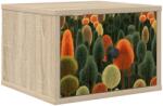 vidaXL Noptiera suspendata ZAANDAM Stejar Sonoma 36 x 33 x 25 cm GartenMobel Dekor (8007473)