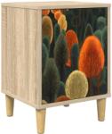 vidaXL Dulap de noapte ZAANDAM Stejar Sonoma 36 x 33 x 50 cm GartenMobel Dekor (8007211)