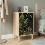 vidaXL Dulap de noapte RHENEN Stejar Sonoma 36 x 33 x 60 cm GartenMobel Dekor (8007269)