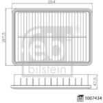 Febi Bilstein Filtru aer FEBI BILSTEIN 1007434 (1007434) - fixbox