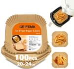 GRIFEMA Friteuza cu aer cald GRIFEMA 100 bucati, 20-24 cm, BPA-free, biodegradabil (GH86-24)