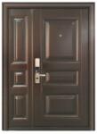 NOVO DOORS Usa metalica dubla de exterior cu izolatie si vizor Novo Doors ND5001 , deschidere stanga dreapta, 1 yala, dimensiuni multiple, tabla 0.7 mm, balamale si clanta incluse, toc de 7 centimetri, pentru ca