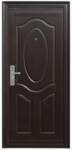 NOVO DOORS Usa metalica de exterior cu izolatie si vizor Novo Doors ND141 , deschidere stanga dreapta, 1 yala, dimensiuni multiple, tabla 0.5 mm, balamale si clanta incluse, toc de 7 centimetri, pentru case (Sen