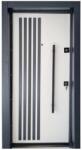 NOVO DOORS Usa metalica de exterior cu izolatie si vizor Novo Doors NDS1000S, Din compozit, 2 yale, Kit complet, Pentru case, (Culoare: Nuc, Geam: Sticla securizata, Sens deschidere: Dreapta) (NDS1000SNUC100ORDR
