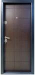 NOVO DOORS Usa metalica de apartament cu izolatie si vizor Novo Doors First Class NDS07, Deschidere Stanga Dreapta, Dimensiune 200X88 cm, Tabla 1.2 mm, Kit complet, Wenge (Sens deschidere: Dreapta) (NDS07WEN88OR