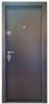 NOVO DOORS Usa metalica de apartament cu izolatie si vizor Novo Doors First Class NDFC03, Deschidere Stanga Dreapta, Dimensiune 200X88 cm, Tabla 1.2 mm, Kit complet, Wenge (Sens deschidere: Stanga) (NDFC03WEN88O