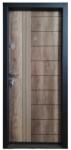 NOVO DOORS Usa metalica de apartament cu izolatie si vizor Novo Doors First Class NDFC17, Deschidere Stanga Dreapta, Dimensiune 200X88 cm, Tabla 1.2 mm, Kit complet, Sonoma (Sens deschidere: Dreapta) (NDFC17SONO