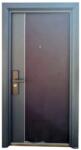 NOVO DOORS Usa metalica de exterior cu izolatie si vizor Novo Doors NDFC10001 , deschidere stanga dreapta, 1 yala, dimensiuni multiple, tabla 1.2 mm, balamale si clanta incluse, toc de 7 centimetri, pentru case 