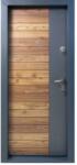 NOVO DOORS Usa metalica de apartament cu izolatie si vizor Novo Doors First Class NDS10, Deschidere Stanga Dreapta, Dimensiune 200X88 cm, Tabla 1.2 mm, Kit complet, Gri antracit Natur (Sens deschidere: Stanga) (