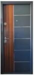 NOVO DOORS Usa metalica de exterior cu izolatie si vizor Novo Doors NDS08, Din compozit, 2 yale, Kit complet, Pentru case, Gri antracit cu insertie Stejar (Dimensiune: 98 cm, Sens deschidere: Stanga) (NDS08GA98O