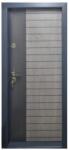 NOVO DOORS Usa metalica de apartament cu izolatie si vizor Novo Doors First Class NDS03, Deschidere Stanga Dreapta, Dimensiune 200X88 cm, Tabla 1.2 mm, Kit complet, Gri antracit (Sens deschidere: Stanga) (NDS03G