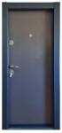 NOVO DOORS Usa metalica de apartament cu izolatie si vizor Novo Doors First Class NDFC01, Deschidere Stanga Dreapta, Dimensiune 200X88 cm, Tabla 1.2 mm, Kit complet, Gri antracit (Sens deschidere: Dreapta) (NDFC