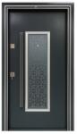 NOVO DOORS Usa metalica de exterior cu izolatie si vizor Novo Doors NDS1001S, Din compozit, 2 yale, Kit complet, Pentru case (Sens deschidere: Dreapta) (NDS1001SGA100ORDRWIN)