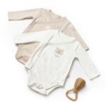 BabyCosy Set 2 body-uri cu maneca lunga petrecute, TeaddyBear, BabyCosy (Marime: 6-9 luni)