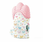 BabyJem Manusa bebelusi pentru dentitie Butterfly BabyJem (Culoare: Roz)