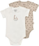 BabyCosy Set 2 body-uri bebe unisex Girafa, BabyCosy, 100% bumbac organic (Marime: 12-18 Luni)