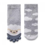 BabyJem Sosete cu accesoriu dentitie BabyJem Teether Socks (Culoare: Gri) - drool