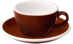 LOVERAMICS Egg - Flat White csésze 150 ml - Brown