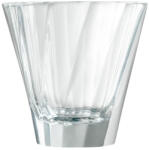 LOVERAMICS Urban Glass Twisted Cappuccino üvegpohár, 180ml